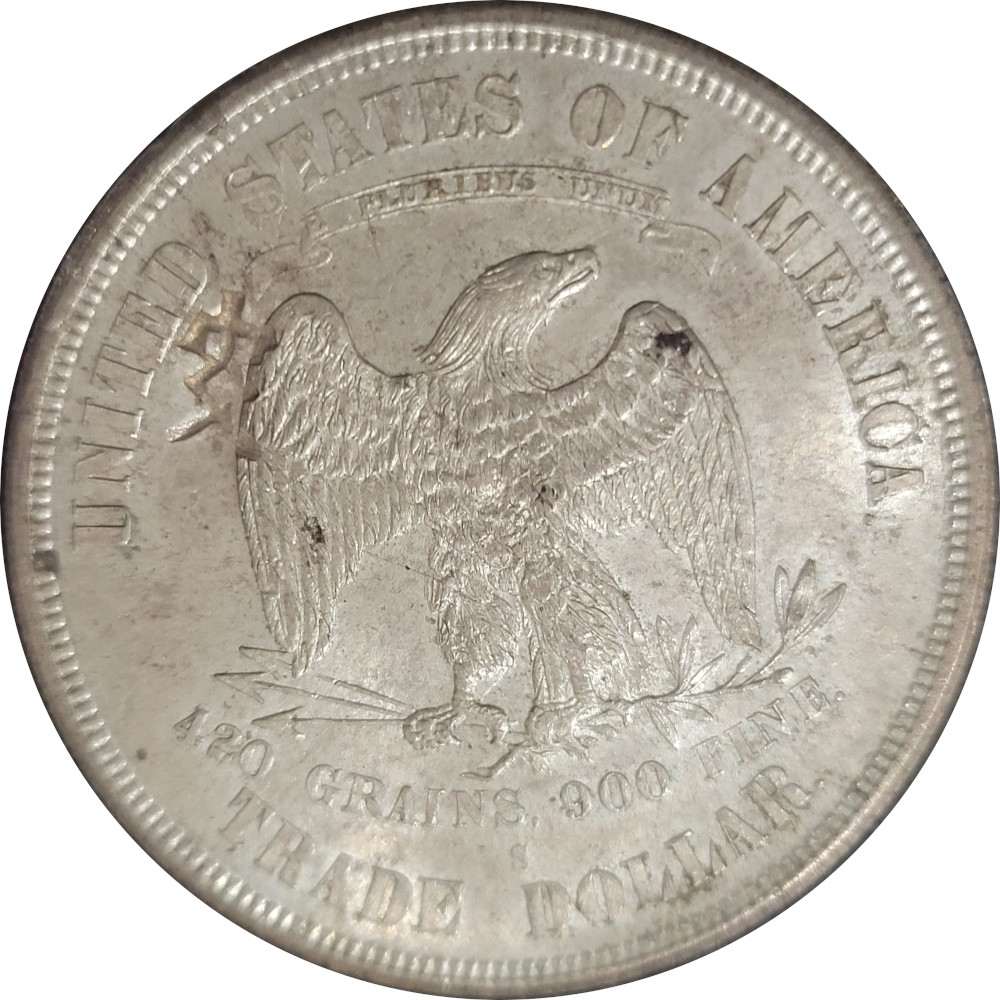 1874-S-T$1-Chopped-Trade-Dollar